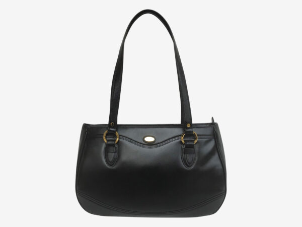 2 Coburg Handbag black 1 scaled - Coburg Handbag/Shoulder Bag GoldPfeil