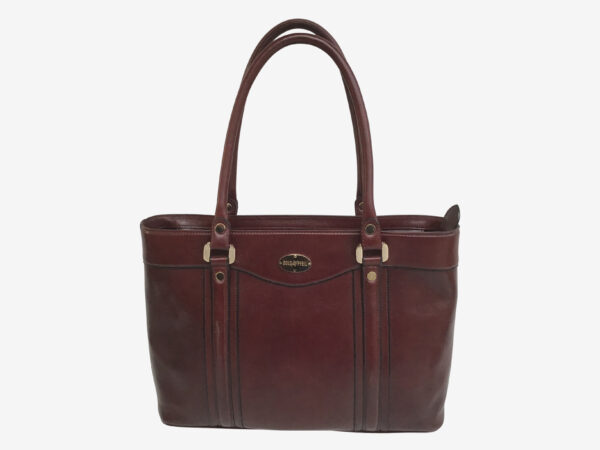 14 Jena Handbag Burgundy Classic Line scaled - Jena Shoulder Tote Style Bag GoldPfeil