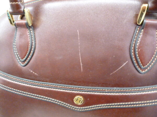 105 2 - Fulda Handbag/Shoulder Bag in Burgundy GoldPfeil