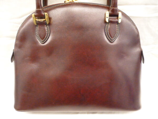 107 4 - Fulda Handbag/Shoulder Bag in Burgundy colour GoldPfeil