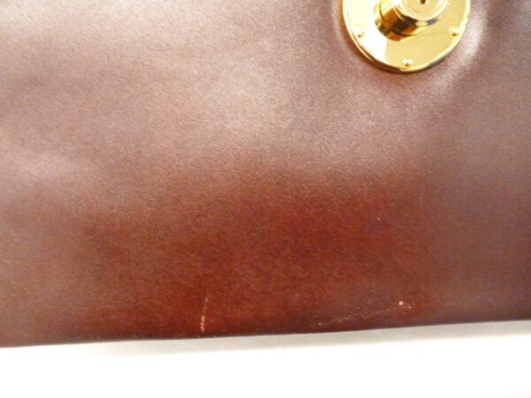114 2 - KLEVE Large Handbag/Shoulder Bag in Burgundy GoldPfeil