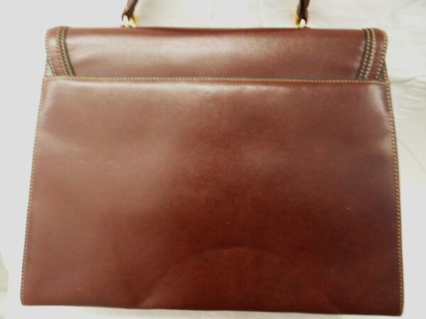 114 3 - KLEVE Large Handbag/Shoulder Bag in Burgundy GoldPfeil