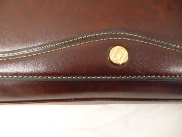 117 2 - LUNEBURG Handbag/Shoulder Bag in Burgundy colour GoldPfeil