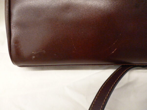 117 3 - LUNEBURG Handbag/Shoulder Bag in Burgundy colour GoldPfeil